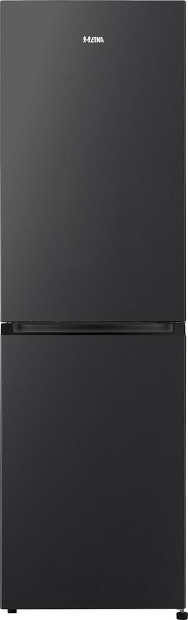 ETNA KCV282NZWA Vrijstaande Koel-vriescombinatie Zwart 256 Liter Energielabel C 36 dB(A) MultiFlow 360° SuperCool FastFreeze Extratray No-Frosty
