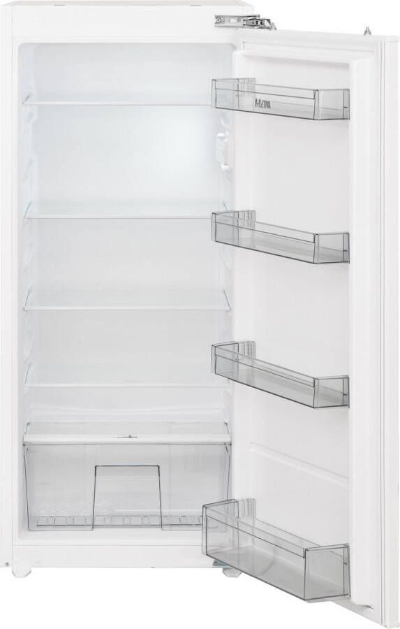 ETNA KKD7122 Inbouw deur-op-deur koelkast 122cm SuperCool Transparante groentelade Totale inhoud koelgedeelte 193 liter