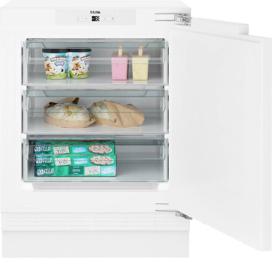 ETNA VVO682 Inbouw onderbouw vriezer 82 cm 101 liter Deur op deur systeem 38 dB(A) FastFreeze - Foto 2