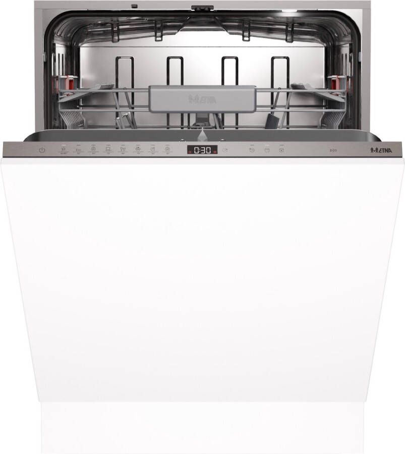 ETNA VW842N Inbouw vaatwasser 60 cm Intensieve zone Flexibele bestekkorf Sleepscharnier Nachtprogramma Zuinig en Stil Koolborstelloze Motor - Foto 1
