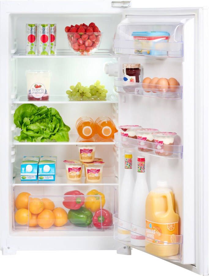 Everglades EVBI6020 Inbouw Koelkast 160 Liter E Klasse Nismaat 102 cm Hoog Sleep Deur 5 Jaar Garantie