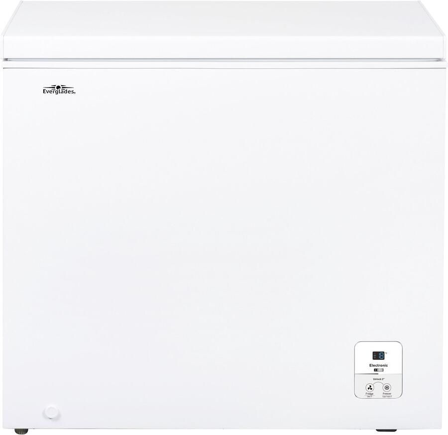 Everglades EVFR5212 Vrieskist 198 Liter Energieklasse E Super Freeze Functie 5 Jaar Garantie