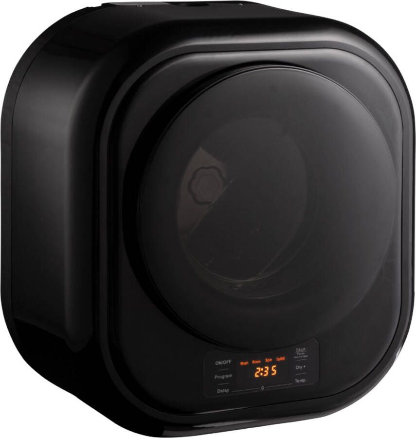 Evolar Mini Wasmachine met Droger Zwart