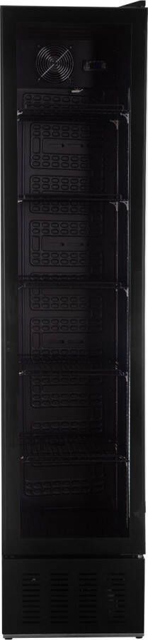 Exquisit ELDC120SB Horeca Koeler 160 Liter Met Deurslot Glazen deur