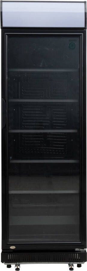 Exquisit Flessenkoeler All Black Canopy 347 Liter Netto LED ELDC400.3XLB Horeca & Professioneel - Foto 1