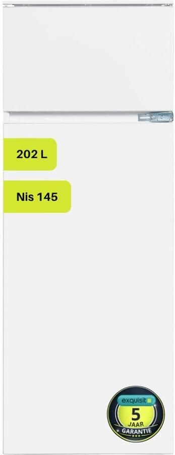 Exquisit EKGC265-40-040E 2+3 jaar garantie Koelvriescombinatie 202 liter Wit