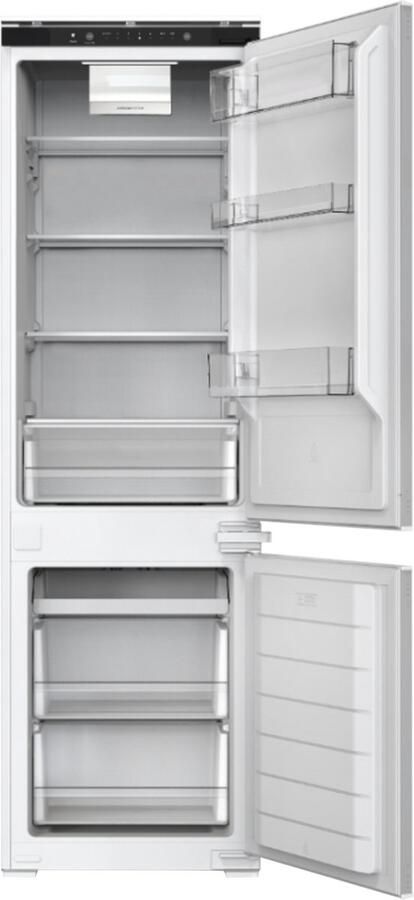 Exquisit EKGC270-75-E-NF-040E Inbouw Koel-vriescombinatie – 5 jaar garantie 253 liter – No Frost – Energielabel E – Wit