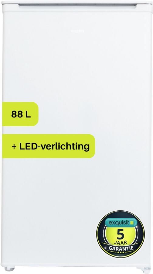 Exquisit Koelkast Tafelmodel KS116V041EW | Vrijstaande tafelmodelkoelkasten | 4016572413540 - Foto 2