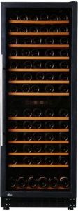 Exquisit GCWK320 Wijnkoelkast Houten planken 2 Zones Wijnklimaatkast 92 flessen Wijnkoeler