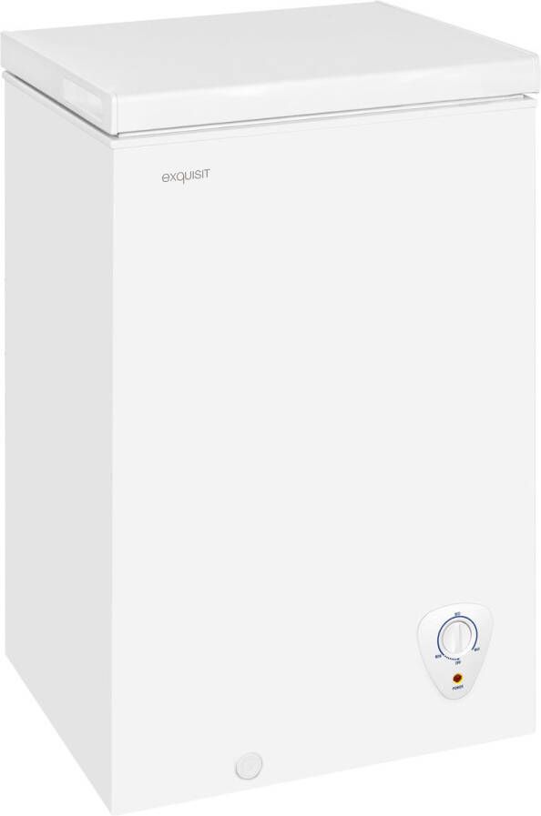 Exquisit GT100-010FW – Vrieskist – 95 Liter Met Voorraadkorf 5 Jaar garantie 40dB Wit
