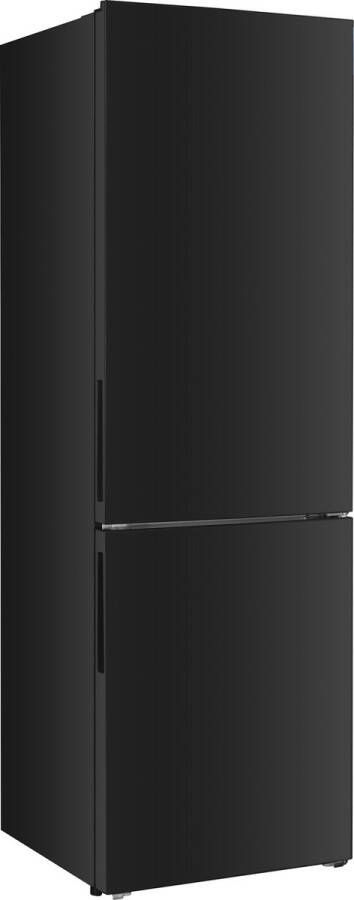 Exquisit KGC320-90-E-041EB 5 Jaar garantie Koel-vriescombinatie Zwart 4* Vriesgedeelte 315 liter