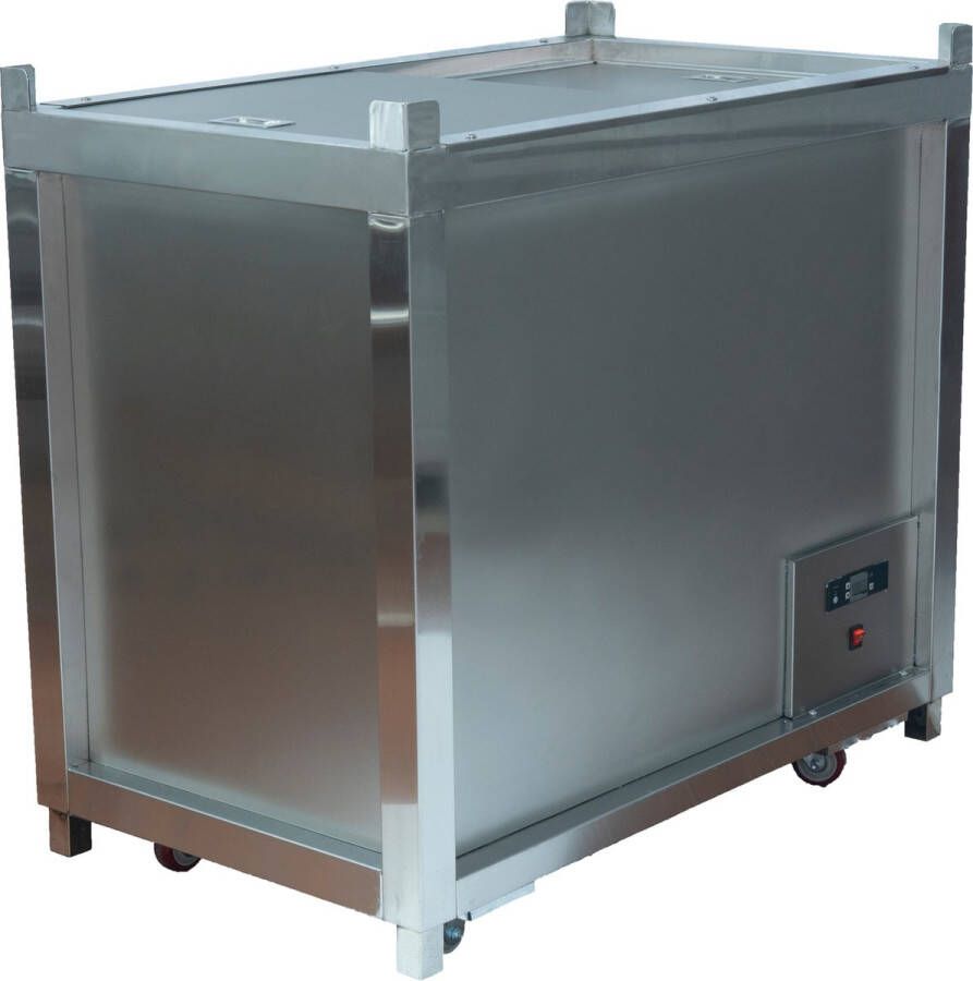 Framecool Horizontale Vrieskist FCFS01 in Trolley Volledig RVS Stapelbaar Black Friday Cyber Monday Kerstcadeau 2024 deal promotie - Foto 2