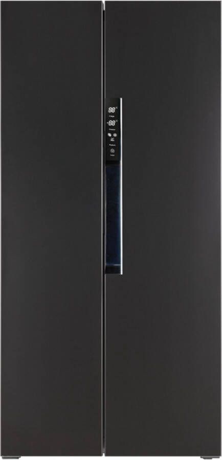 Frilec BONNSBS-238-200EB Amerikaanse koelkast No Frost Met Display 445 Liter Zwart - Foto 2