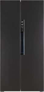 Frilec BONNSBS238-200EB Amerikaanse koelkast No Frost Met Display 445 Liter Zwart