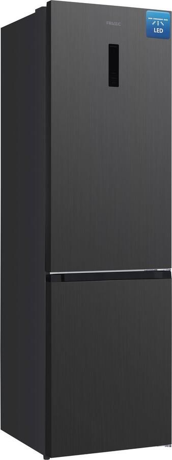 Frilec BONN388-NFD-040ADG Koelvriescombinatie Vrijstaand A-Label 377L No Frost Dark Grey