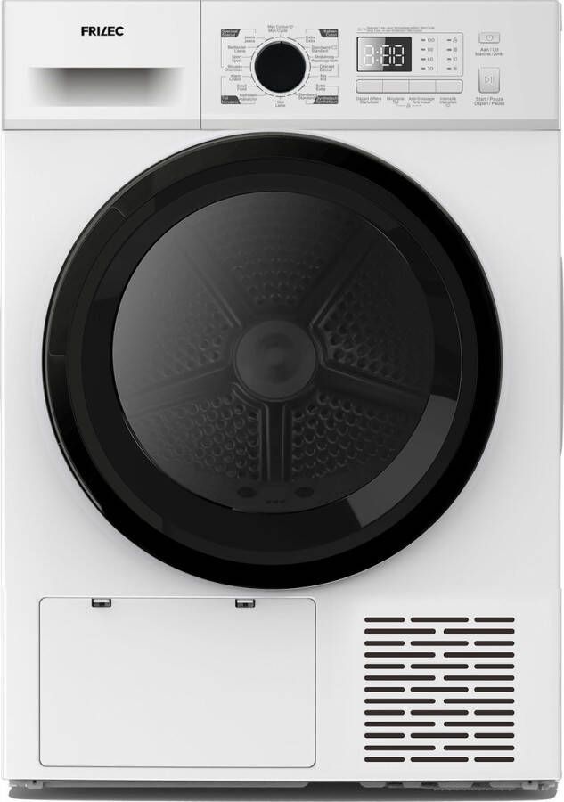Frilec KOBLENZ8882TWP-030 Warmtepompdroger 5 Jaar garantie Wit 8kg Laadvermogen