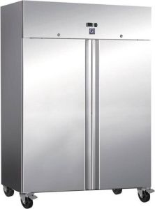 Gastro Inox Gastro-Inox RVS 1200 liter koelkast statisch gekoeld met ventilator