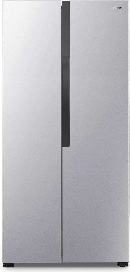 Gorenje Amerikaanse koelkast Model NRS8182KX Vrijstaand 441 liter| Zilver NoFrost - Foto 1