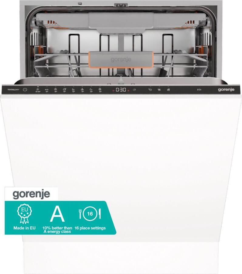 Gorenje GV663A66 Volledig ingebouwd 16 couverts A