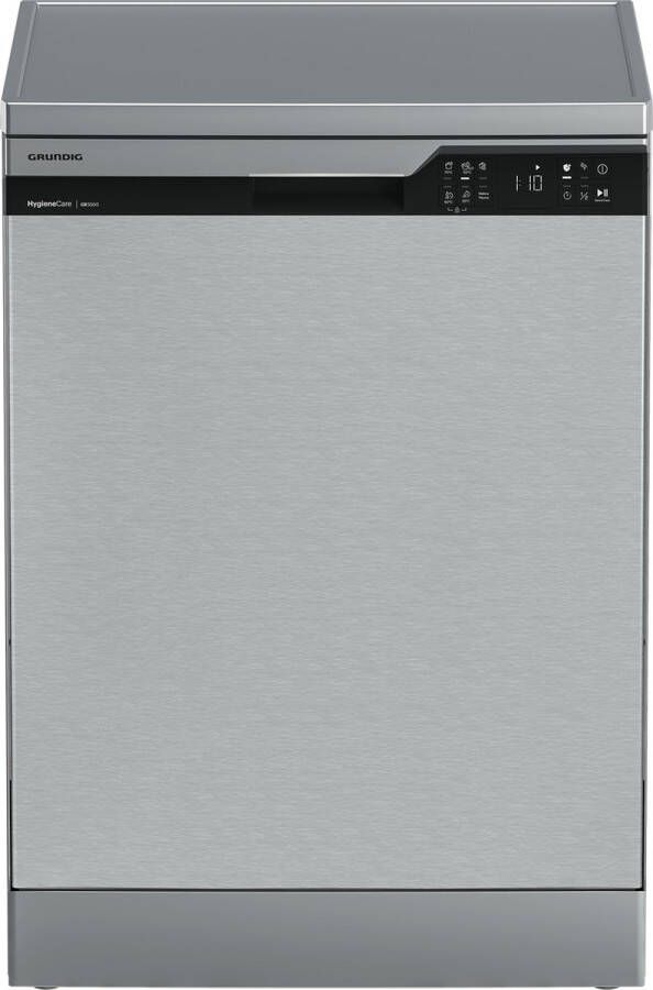 Grundig GNFP3440X vrijstaande vaatwasser 14 couverts E Label