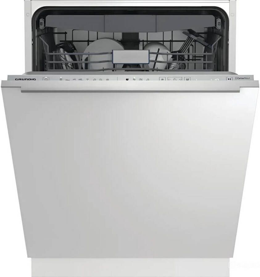 Grundig GNVP4550B Inbouw vaatwasser Volledig ingebouwd 15 couverts Energielabel D