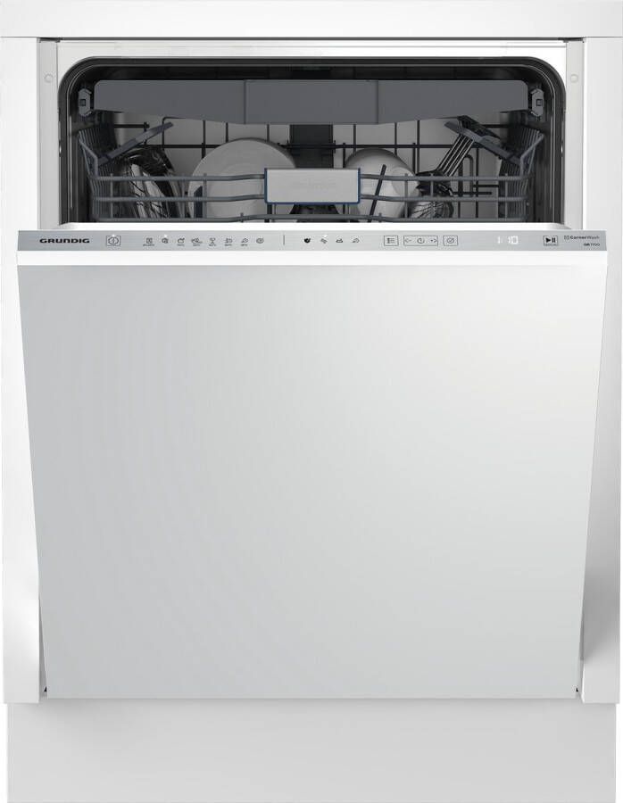Grundig GNVP4621C inbouwvaatwasser besteklade 5 jaar garantie indicatielamp Energielabel B