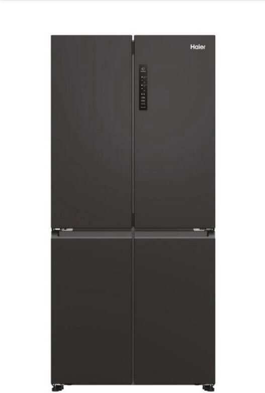 Haier Freestanding 4 doors No Frost Led verlichting Energieklasse E Slate black B x D x H (mm) 833x650x1815