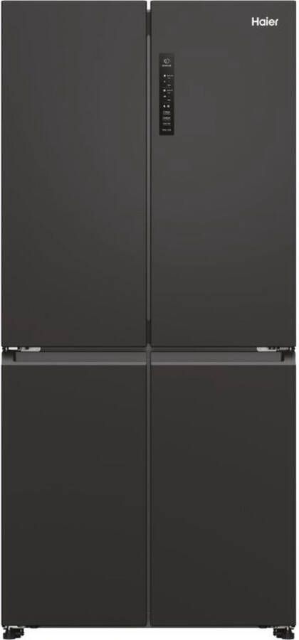 Haier Freestanding 4 doors No Frost Led verlichting Energieklasse E Slate black B x D x H (mm) 833x650x1815