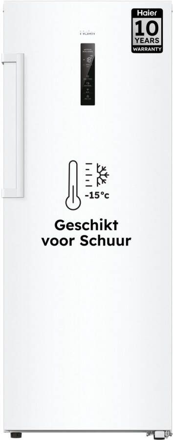 Haier H4F226WEH1 Vrijstaande Diepvriezer 226L Geschikt voor schuur (tot -15°C ) Total No Frost Geconnecteerd Energieklasse E 2-in-1: Koel-vriescombinatie 10 Jaar Garantie op onderdelen