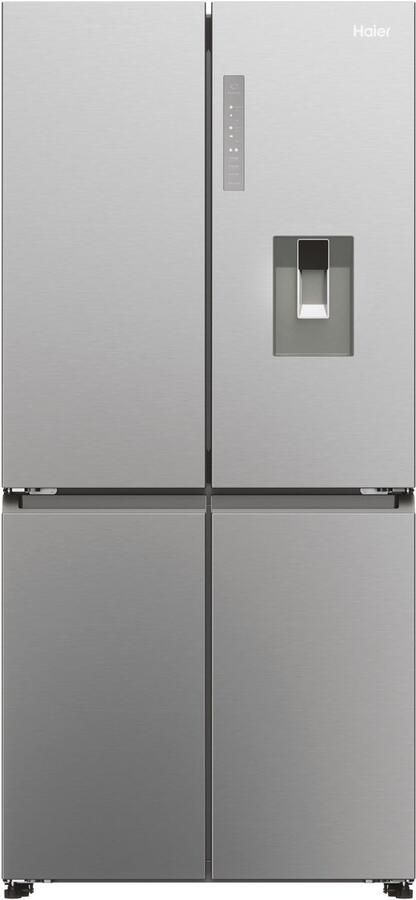 Haier Cube 83 Serie 3 HCR3818EWMM(UK) amerikaanse koelkast Vrijstaand 463 l E Platina Roestvrijstaal