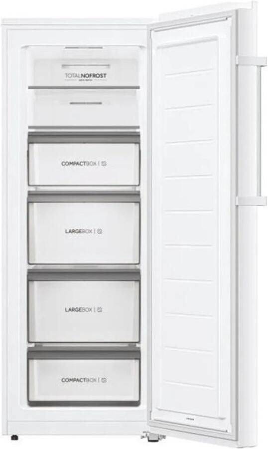 Haier H4F226WEH1 Vrijstaande Diepvriezer 226L Geschikt voor schuur (tot -15°C ) Total No Frost Geconnecteerd Energieklasse E 2-in-1: Koel-vriescombinatie 10 Jaar Garantie op onderdelen