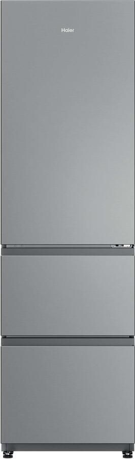 Haier HTR3518ENMX Koel-vriescombinatie 303L Direct Access Lades Flexible Deur Vakken Total No Frost 99% Air Surround Energieklasse E 10 Jaar Garantie op onderdelen