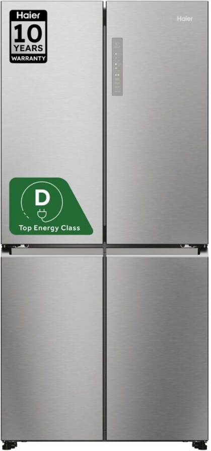 Haier HCR7818DNMM Amerikaanse Koelkast 467L Daylight Vochtigheidsregeling voor verser voedsel Bewaart voeding tot 2x langer Energieklasse D Total No Frost 10 Jaar Garantie op onderdelen