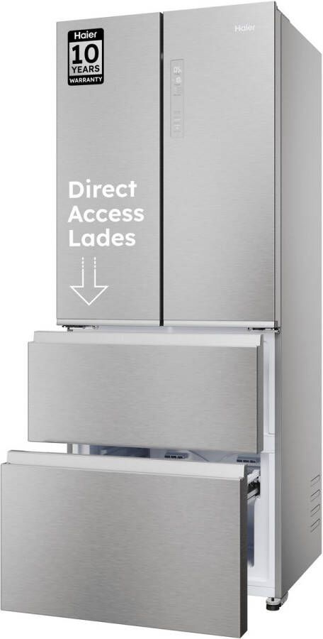 Haier HFR3718DNMM Koel-vriescombinatie 402L Total No Frost Direct Access lades 99% Air Surround Energieklasse D 10 Jaar Garantie op onderdelen