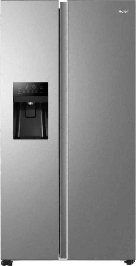 Haier HSR3918FIMP – Amerikaanse Koelkast – Modern RVS Look– Water- & IJsdispenser – No Frost – Multi AirFlow
