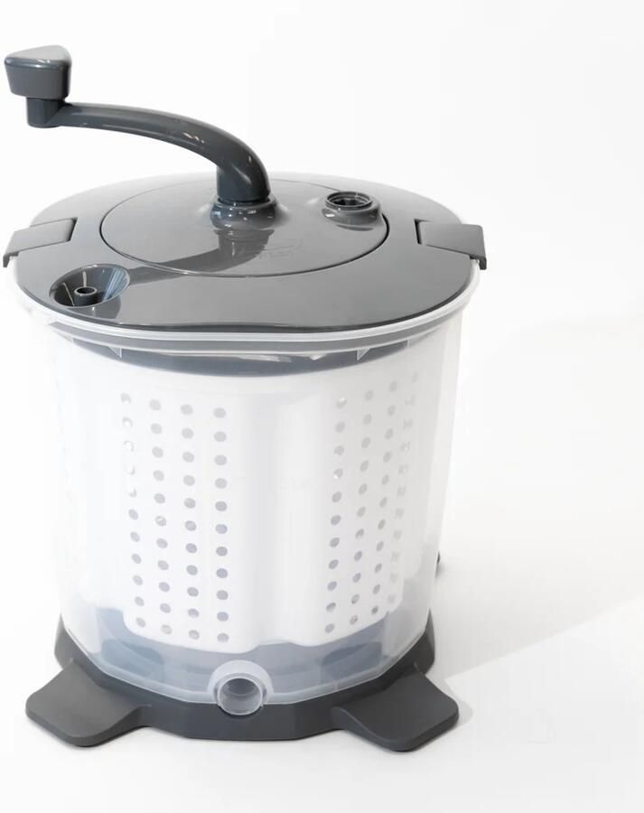 Happy Rhino Wasmachine Centrifuge Slim Wasmachines Grijs 2.4kg PP 33 x 33 x 46 cm