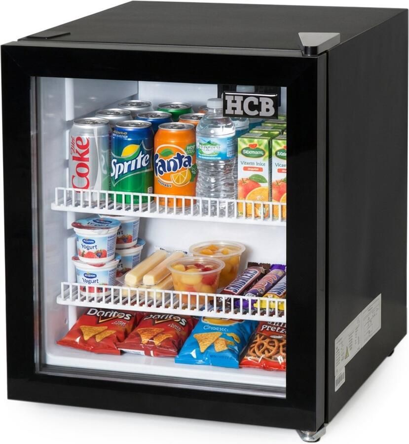 HCB Minibar 46 liter glasdeur koeling 230V 23 kg 7997