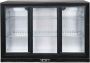 HCB Professionele Horeca Barkoelkast Glasdeur koelkast met glazen schuifdeur Koeling met glazen deur Flessenkoelkast Drankenkoelkast klein Bier koelkast 52x135x84 cm (DxBxH) 70 kg Frigo 7925 - Thumbnail 2