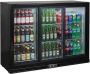 HCB Professionele Horeca Barkoelkast Glasdeur koelkast met glazen schuifdeur Koeling met glazen deur Flessenkoelkast Drankenkoelkast klein Bier koelkast 52x135x84 cm (DxBxH) 70 kg Frigo 7925 - Thumbnail 1