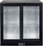 HCB Professionele Horeca Barkoelkast Zuinige glasdeur koelkast met glazen schuifdeur 218 liter Koeling met glazen deur Flessenkoelkast Drankenkoelkast klein Bier koelkast 52x90x84 cm (DxBxH) 70 kg Frigo 7938 - Thumbnail 2
