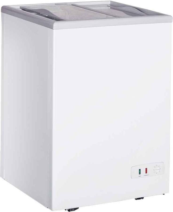 HCB Professionele Horeca vriezer Vrieskist met schuifdeksel 97 liter 230V ABS Diepvries koffer 52.5x58.5x84 cm (DxBxH) 30 kg 1426