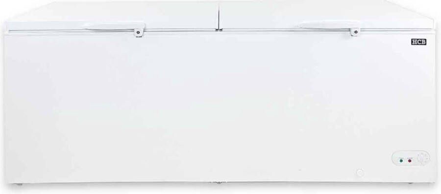 HCB Professionele Horeca vriezer Vrieskist met dubbele klapdeksel 670 liter 230V Diepvries koffer 72.5x207.5x85 cm (DxBxH) 79 kg 9970