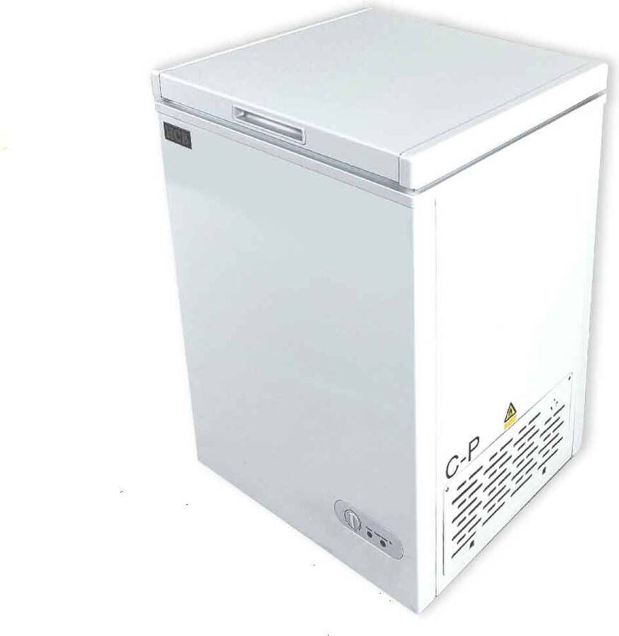 HCB Professionele Horeca vriezer Vrieskist met klapdeksel 97 liter 230V Diepvries koffer 56x58x84 cm (DxBxH) 30.50 kg 8484