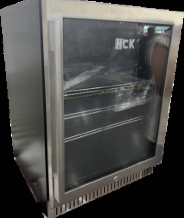 HCK Outdoor koelkast SC145 142 L RVS 161 blikjes 0-22 °C 39 dB - Foto 2