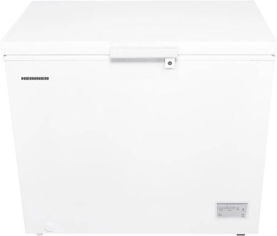 Heinner HCF-HM246INVCD Diepvrieskist 246 L Invertercompressor Omvormbare diepvries koelkast LED-verlichting Energieklasse D 5 jaar garantie Wit