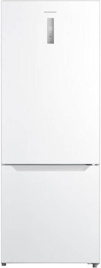 Heinner HCNF-M435INVE++ Koel-vriescombinatie – 435 L – No Frost – Inverter Compressor – LED Touch Display – Superkoelen & Supervriezen – Wit – 5 Jaar Garantie