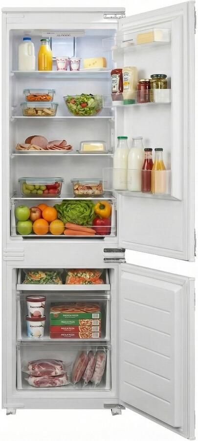 Heinner HC-BIM271INVE++ Inbouw Koel-Vriescombinatie 271 L – Superkoelen & Supervriezen – Elektronische Bediening – LED-Display – Wit – 5 Jaar Garantie