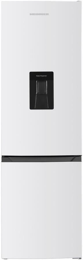 Heinner HC-HM260INVWDD Koel-Vriescombinatie Met Waterdispenser – Invertermotor – Elektronische Bediening – LED-Verlichting – Omkeerbare Deur – 5 Jaar Garantie – Wit