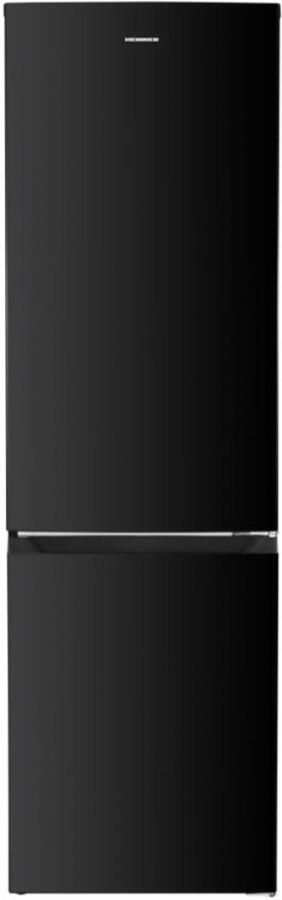 Heinner HCNF-HM253INVBKE++ Koel-vriescombinatie 253 L – No Frost – Inverter Motor – Elektronische Bediening – Omkeerbare Deur – Zwart – 5 Jaar Garantie