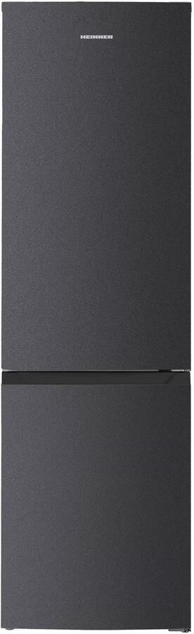 Heinner HCNF-HM253INVDGE++ Koel-vriescombinatie 253 L – Total No Frost – Inverter Compressor – Elektronische Bediening met Instelbare Thermostaat– Antracietgrijs – 5 Jaar Garantie